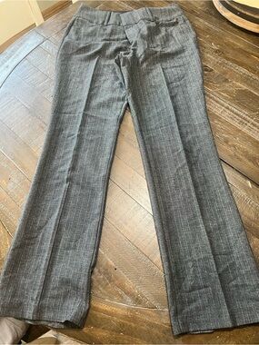 Apt. 9 Gray Pinstripe Straight-Leg Dress Pants